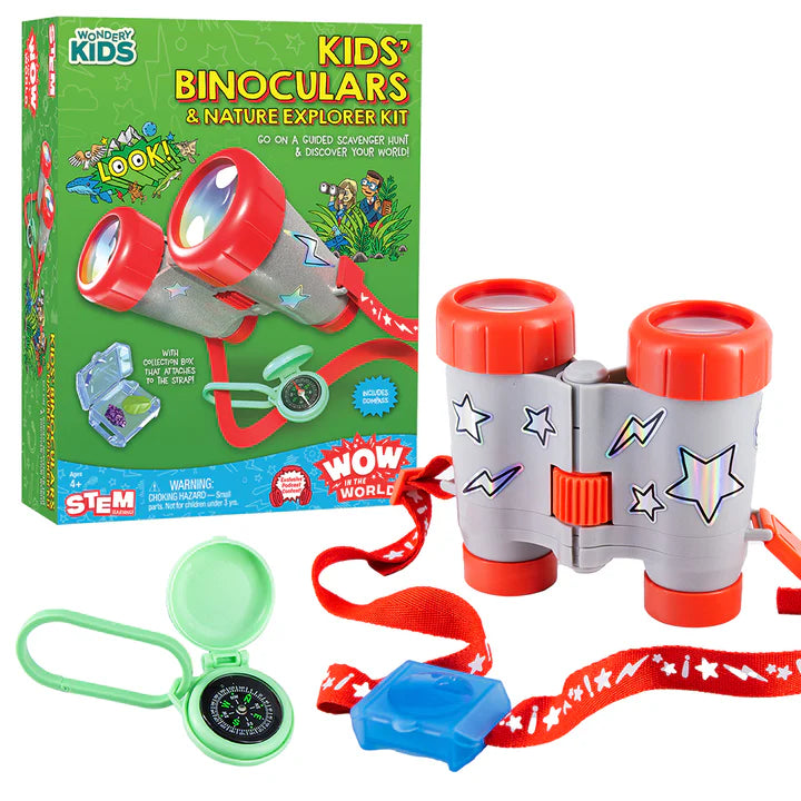Wow in the World: Kids' Binoculars & Nature Explorer Kit