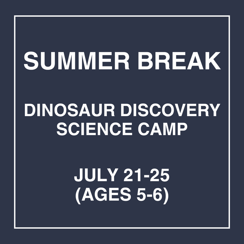 Dinosaur Discovery - July 21-25