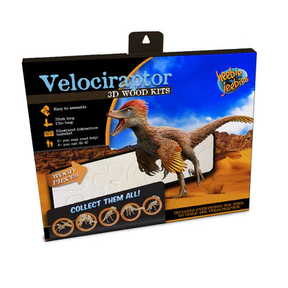 Velociraptor 3D Wood Kit