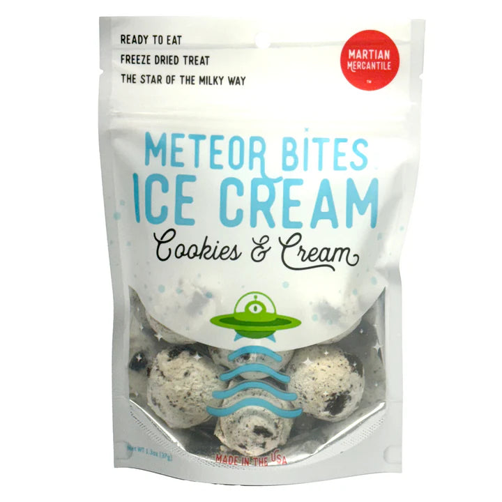 Meteor Bites Ice Cream - Cookies & Cream