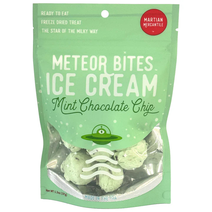 Meteor Bites Ice Cream - Mint Chocolate Chip