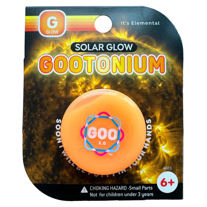 Gootonium - Glowing Orange Solar Putty