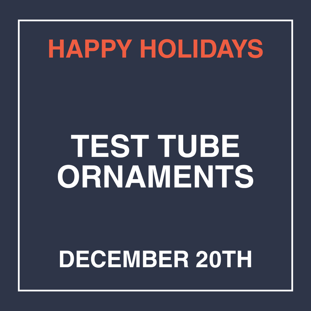 Happy Holidays: Test Tube Ornaments