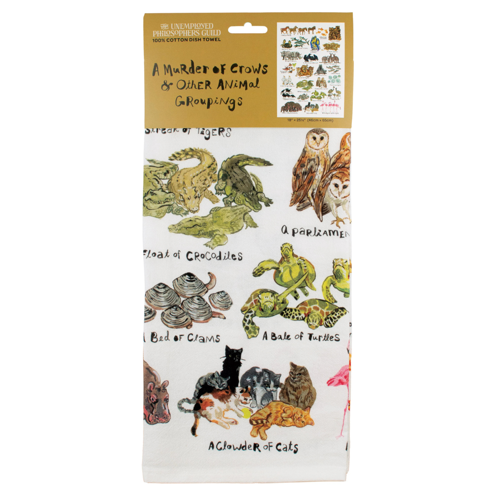 Tea Towel - Animal Groupings