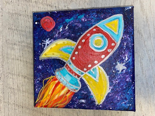Rocket Painting